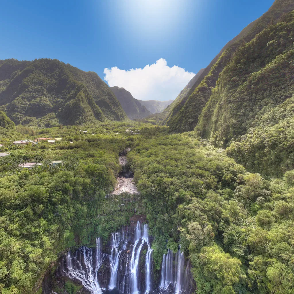 Vue du panorama : Cascade Grand Galet