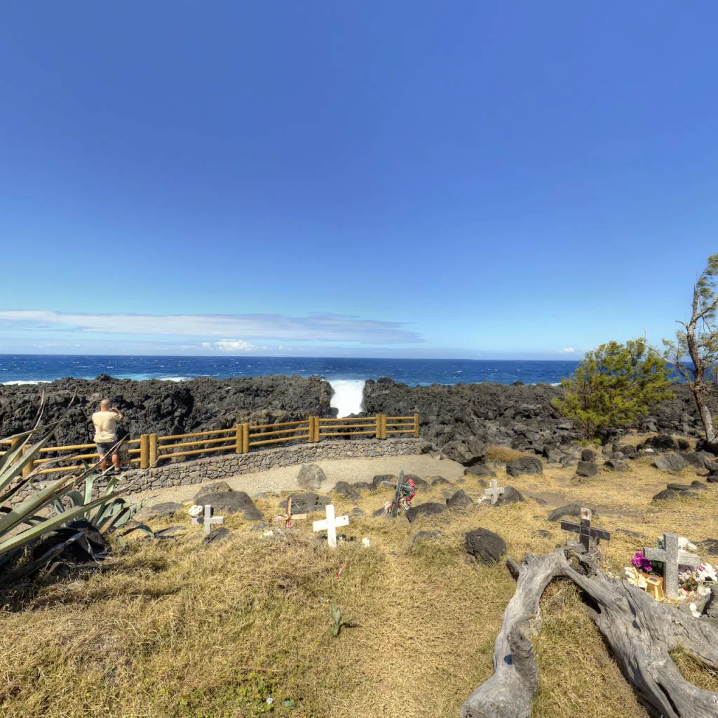 Vue du panorama : L'esplanade du Gouffre