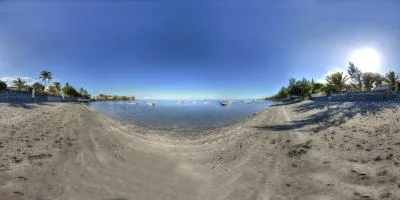 Aperçu du panorama : La plage du bassin Pirogue