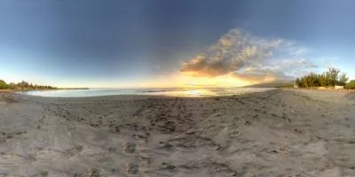 Aperçu du panorama : Coucher de soleil sur la pointe