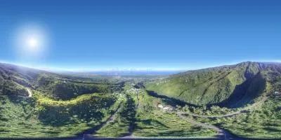 Aperçu du panorama : Dans la ravine des Hauts