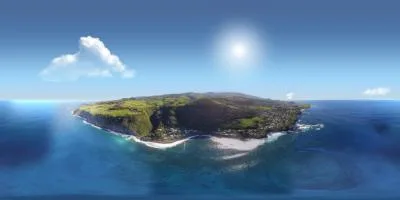 Aperçu du panorama : La baie de Manapany au large