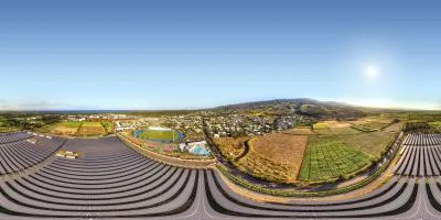 Aperçu du panorama : La centrale solaire