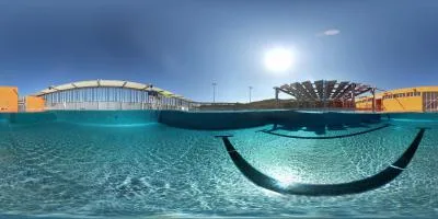 Aperçu du panorama : La piscine de Saint-Leu, à fleur d'eau